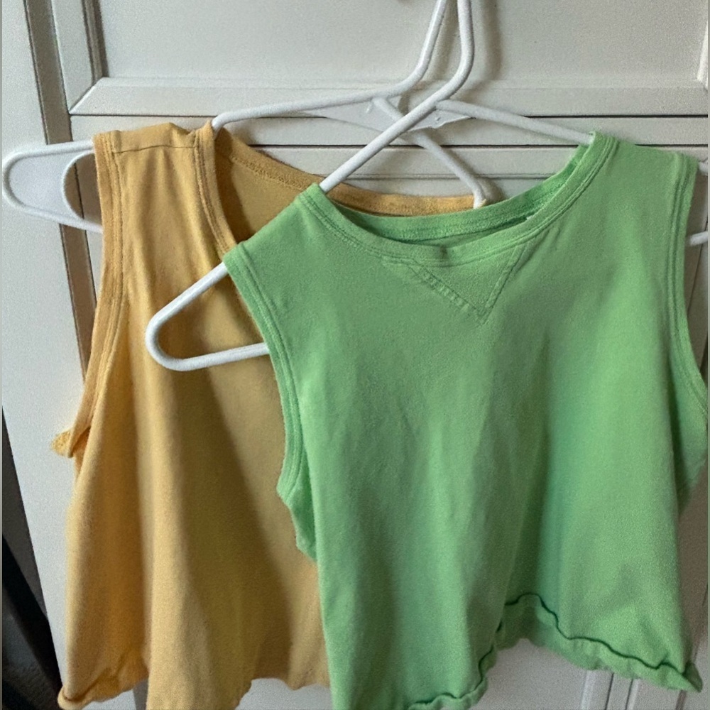 2 PACK: DANSKIN CREWNECK TANKS
